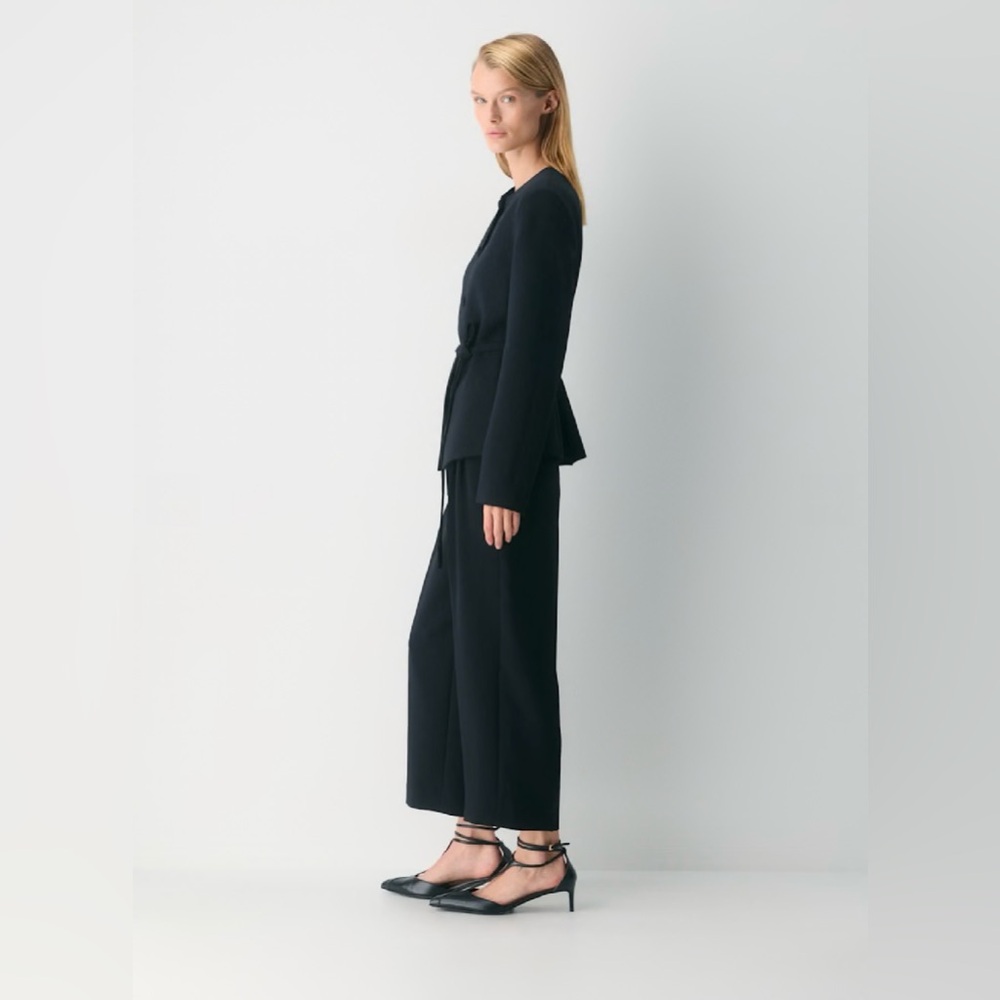 Aritzia The Effortless Pant™ Cropped (Black) - Size: 4 - Picture 2 of 8